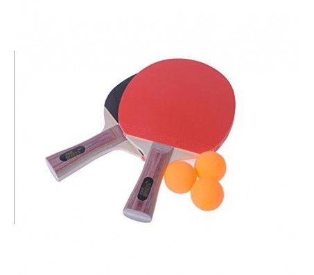 Body Maxx Table Tennis Combo (2 TT Rackets & 3 TT Balls) 